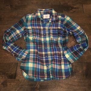 Sonoma Plaid Flannel Shirt
